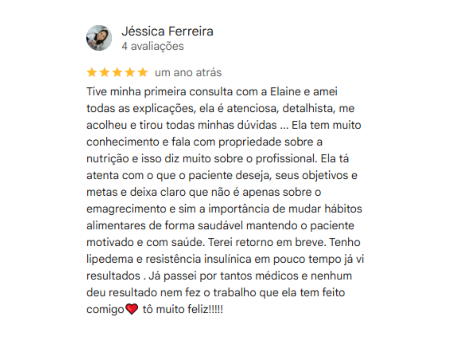 Depoimento Jéssica Ferreira